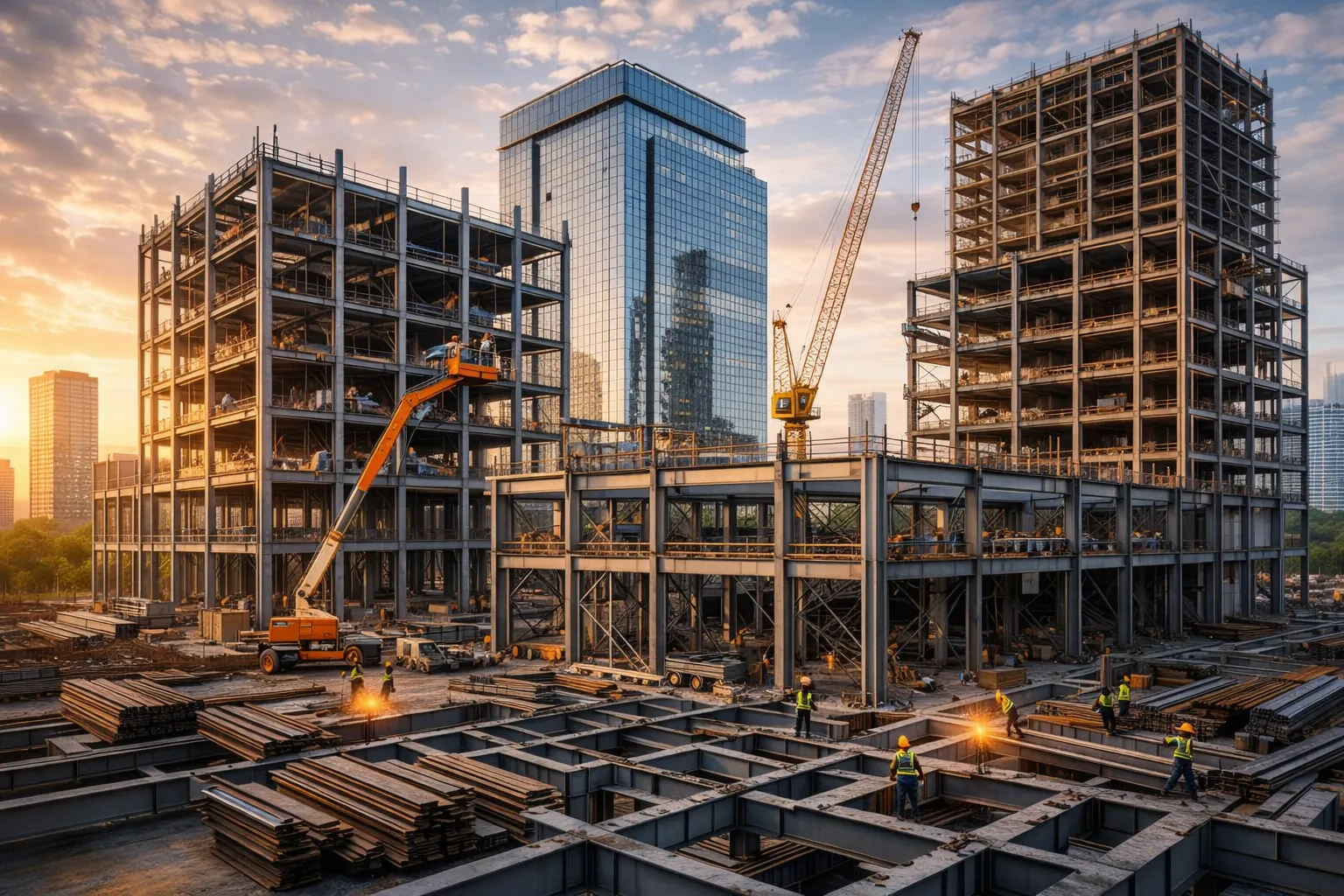 Architectural metalwork – structural steel, staircases, handrails – Ahmedabad